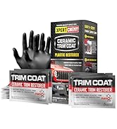 XPERTCHEMY Ceramic Trim Coat Kit, Plastic Restorer for Cars Ceramic Coating Wipes to Lasting Over...
