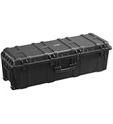 VEVOR Weatherproof Hard Case, Heavy Duty Protective Dry Box Case with Pre-Cut Foam &amp; Retractable ...