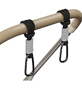 SURDOCA Baby Stroller Hooks, Stroller Clips and Hooks for Diaper Bag, Mommy Bag Hook for Stroller...