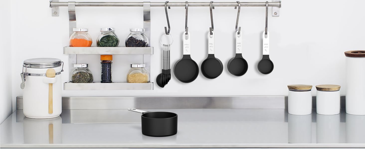 measuring cups and spoons