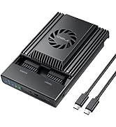 ineo Dual-Bay NVMe clone Docking built with cooling Fan (Support Offline Clone Duplicator) [2608]