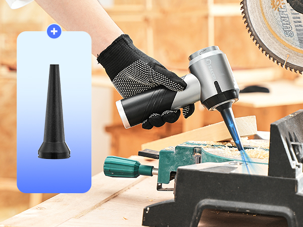 Short blowing nozzle