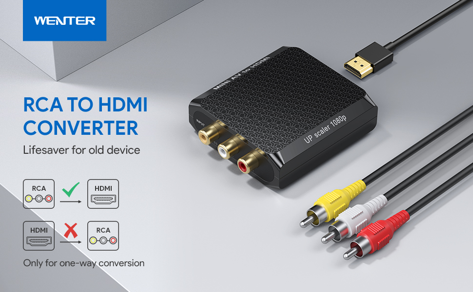 RCA to HDMI converter