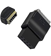 WENZIYAXU USB 2.0 9Pin to Type-E Motherboard Header Extension Adapter