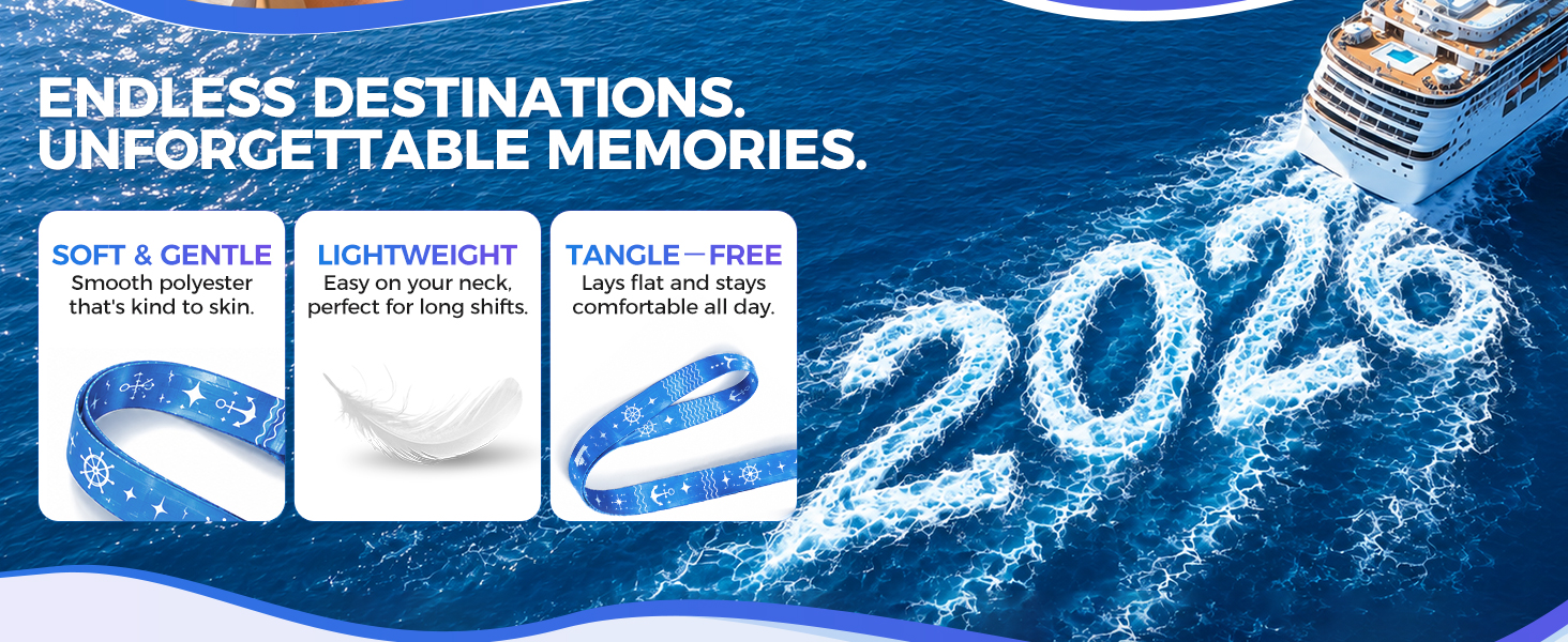 cruise lanyard for ship cards