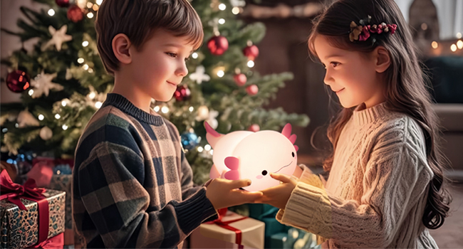 cute Axolotl Night Light gifts