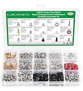 510 Pcs Computer Screw Set, PC Case Motherboard Standoffs Screws #6-32 Male to M3 Female Standoff...