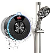 Certified IPX7 Waterproof Shower Bluetooth Speaker, Portable Shower Speaker Loud Clear Sound with...