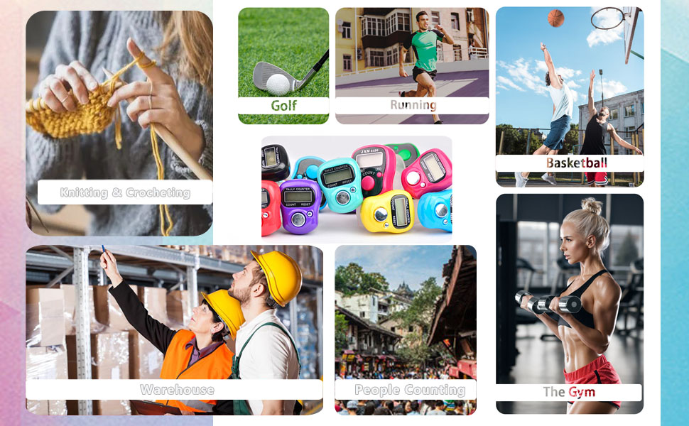 Electronic Finger Counter, Mini LCD Digital Display Hand Tally Counter Number Count Clicker