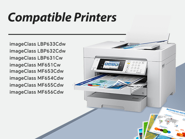 067 067H toner cartridge compatible for canon mf656cdw mf653cdw lbp633cdw lbp632cdw printers