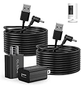OLAIKE (2 Pack) 5m/16ft Charge Cable for Ring Stick Up Cam Battery/Plug-in &amp; Ring Spotlight Cam B...