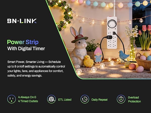 power strip with timer