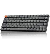 Keychron K3 Version 2, 84 Keys Ultra-Slim Wireless Bluetooth/USB Wired Mechanical Keyboard with W...