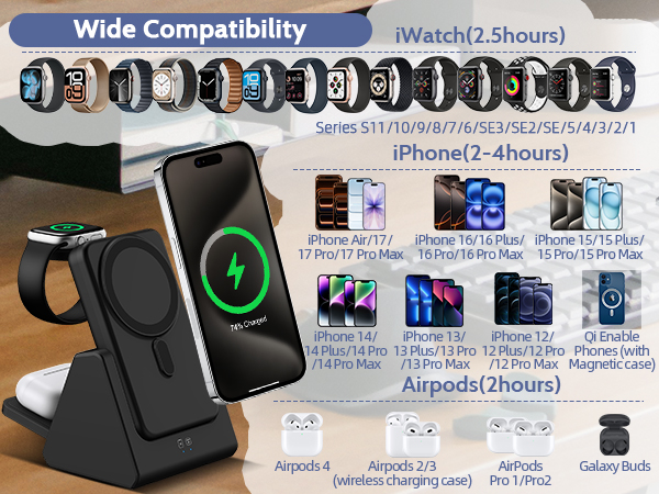 3 in 1 charging station apple