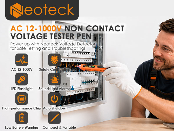 Neoteck Voltage Detector for Safe Testing and Troubleshooting
