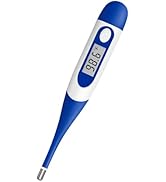 Berrcom Digital Thermometer for Adults,Oral and Underarm Thermometer for Baby and Kids Medical Th...