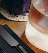 black hammered silverware set-2