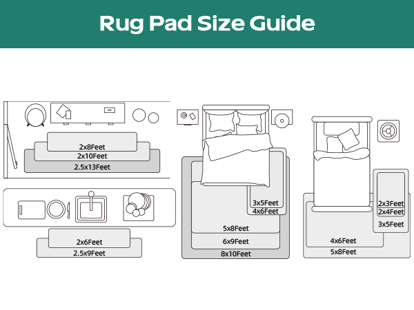 rug pad gripper 8x10 non slip rug pad runner rug pad non skid under rug area rug pad 