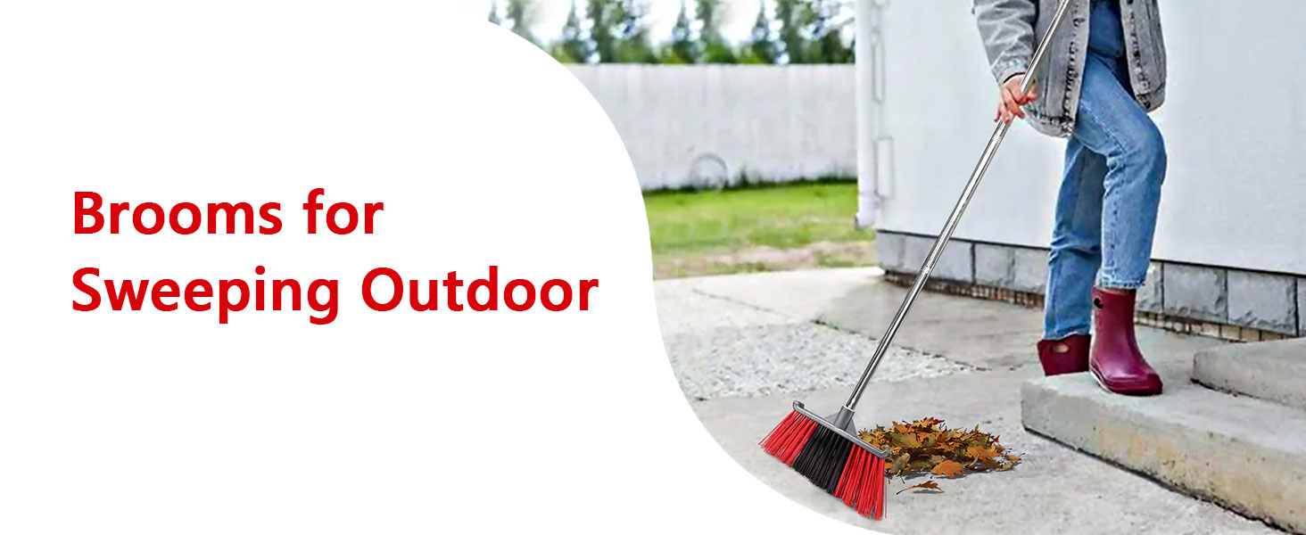 Indoor Outdoor Broom for Floor Cleaning