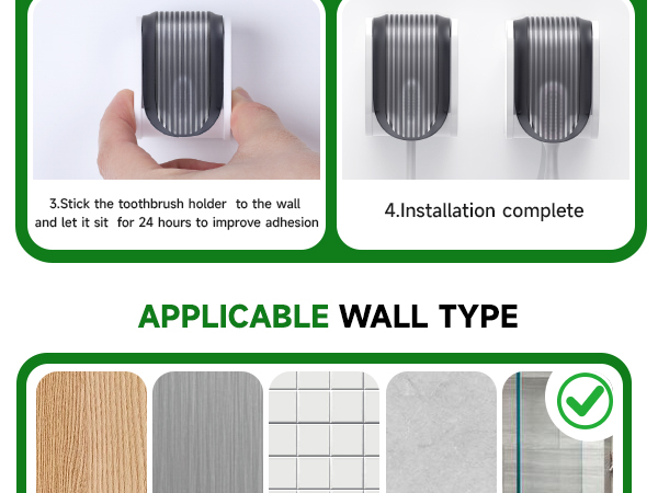 wall toothbrush holder