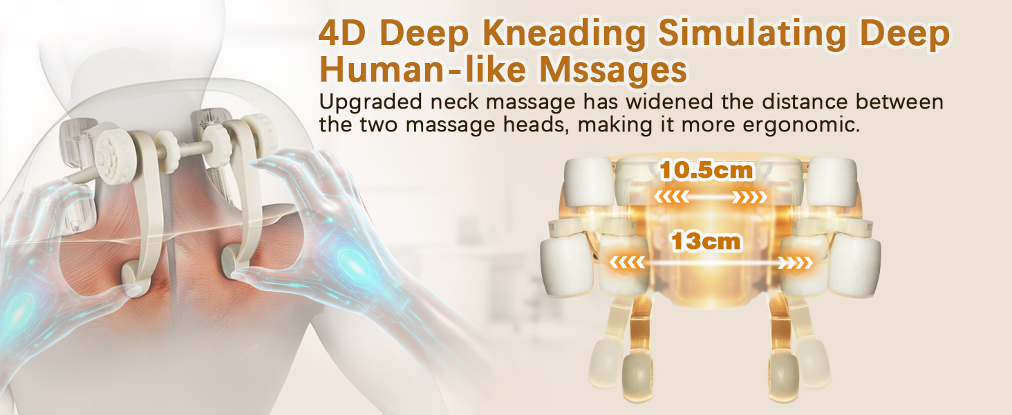 neck and shoulder massager with heat