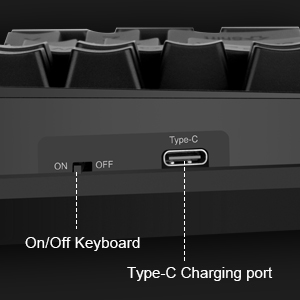 Rechargeable wireless keyboard