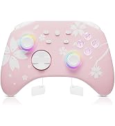 Mytrix Wireless Pro Controller, Hall Effect Joysticks &amp; Triggers Bluetooth Controllers for Ninten...