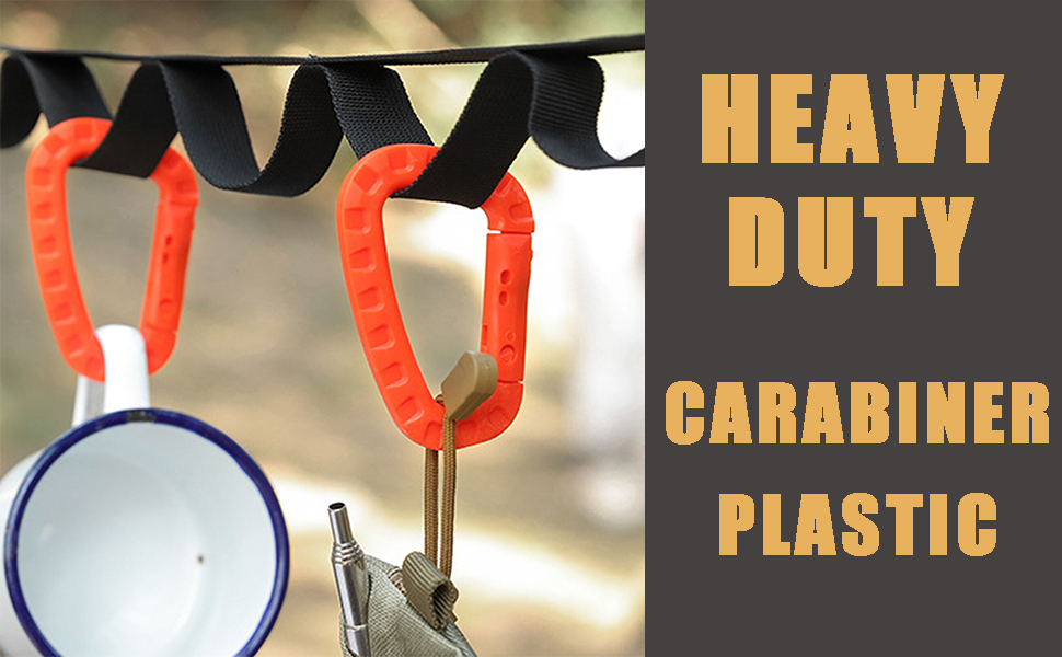 plastic carabiner clip