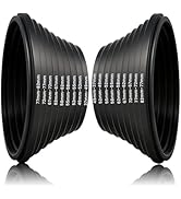 18 PCS Lens Filter Adapter Ring Set, Metal Step Up/Down Ring Adapter Filter Stepping Rings 37 49 ...