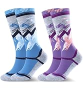 WEST BIKING Kids Merino Wool Ski Socks for Boys Girls Knee High Sock Thermal Winter Warm Snowboar...