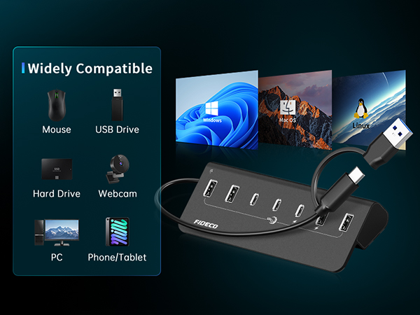 usb data hub powered