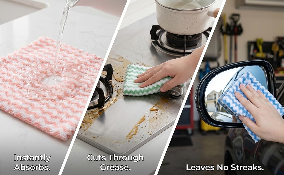 dish rags for washing dishes