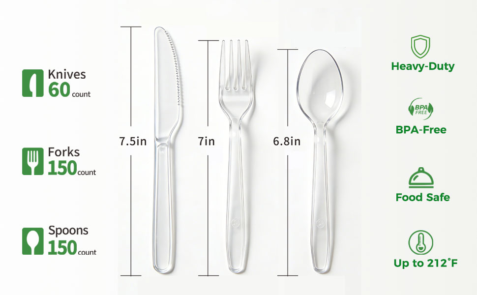 plastic cutlery disposable silverware
