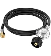 CALPOSE 6 Feet Propane Hose with Regulator, Universal Gas Grill Regulator and Hose for Blackstone...