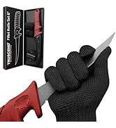 TRUSCEND Fishing Fillet Knife Set, Bait Knife with Protective Sheath, Razor Sharp Blade with Shar...