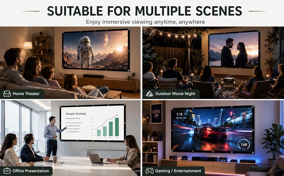 outdoor projector screen