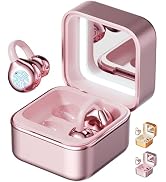 Clip on Earbuds Open Ear Wireless Bluetooth 6.0 Headphones with Mic, 40hrs, AI-ENC, IPX5 Waterpro...