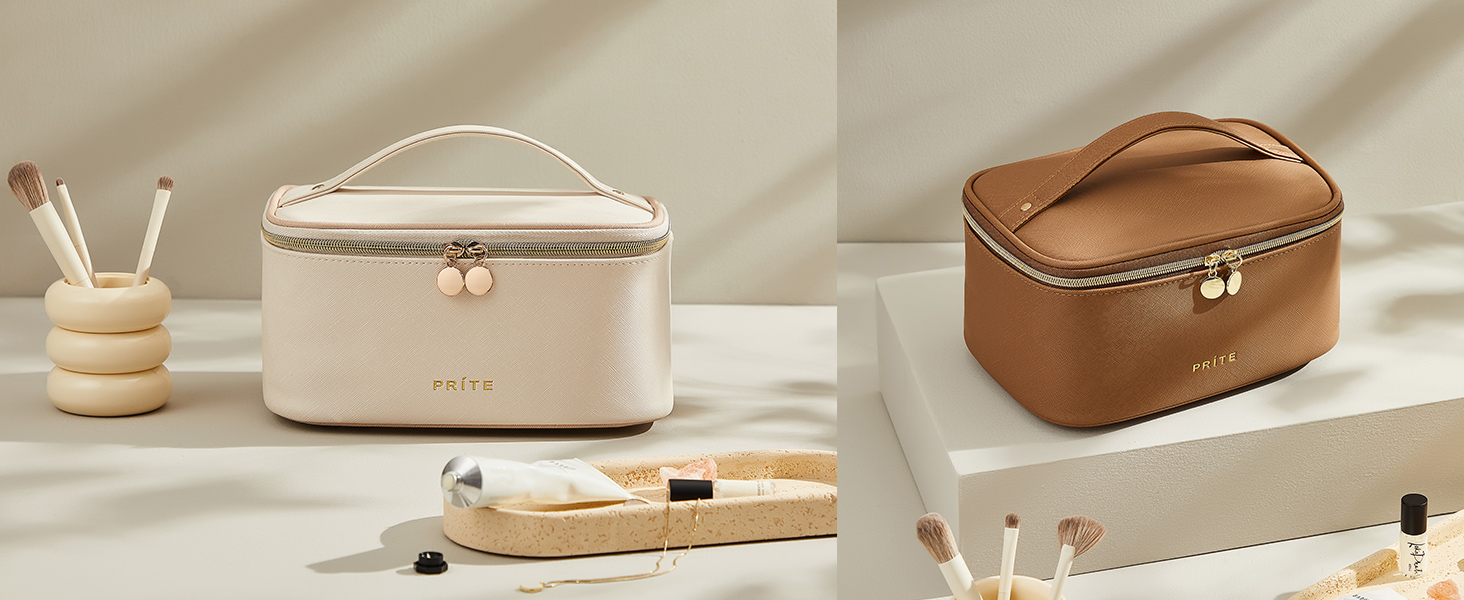 beige, brown