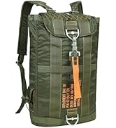 Miramrax Tactical Military Backpack Parachute Bag Flight Backpacks Day Pack Nylon Rucksacks for M...