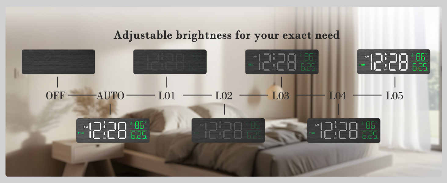Adjustable Brightness