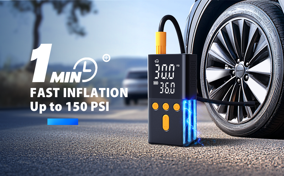 Tire Inflator Portable Air Compressor