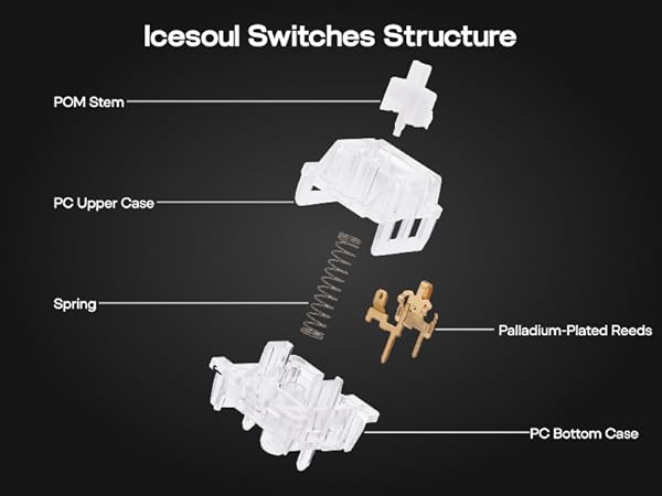 EPOMAKER LEOBOG Icesoul Tactile Mechanical Switch Set