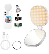 SJZXVZ Magnetic Selfie Light, 3-Mode Phone Light Compatible with Phone Magsa for Selfies/Photogra...