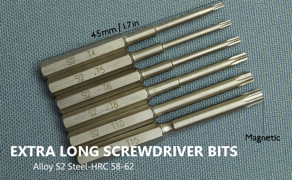 alloy S2 screwdriver bits