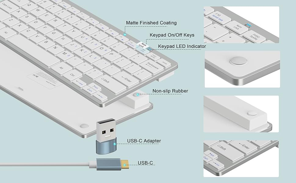 USB-C Mini Keyboard