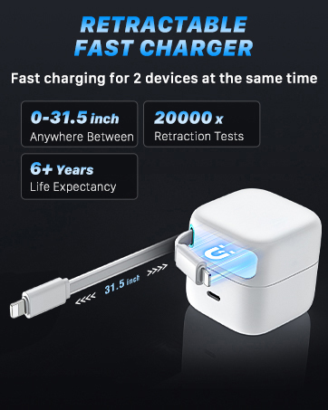 retractable phone charger