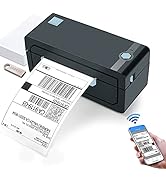JADENS Bluetooth Thermal Shipping Label Printer – Wireless 4x6 Shipping Label Printer, Compatible...