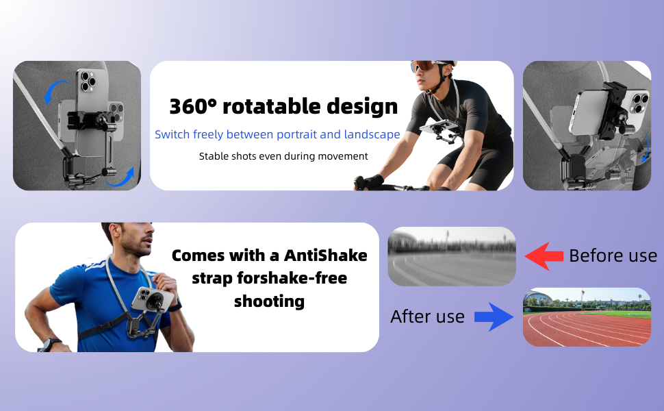 360° rotatable design