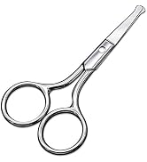 Small Scissors, Eyebrow Scissors, Nose Hair Scissors Round Tip Design, Will Not Hurt the Nasal Ca...