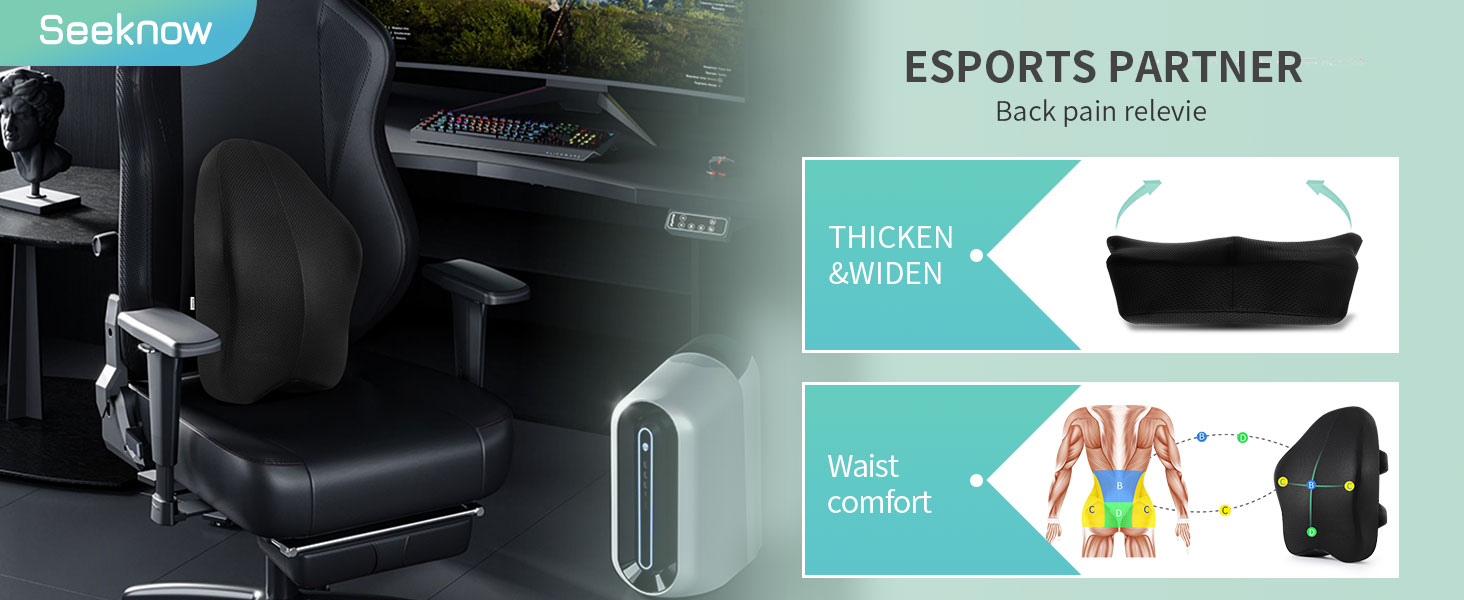 gaming Chair lumbar Pillow computer chair cushion 